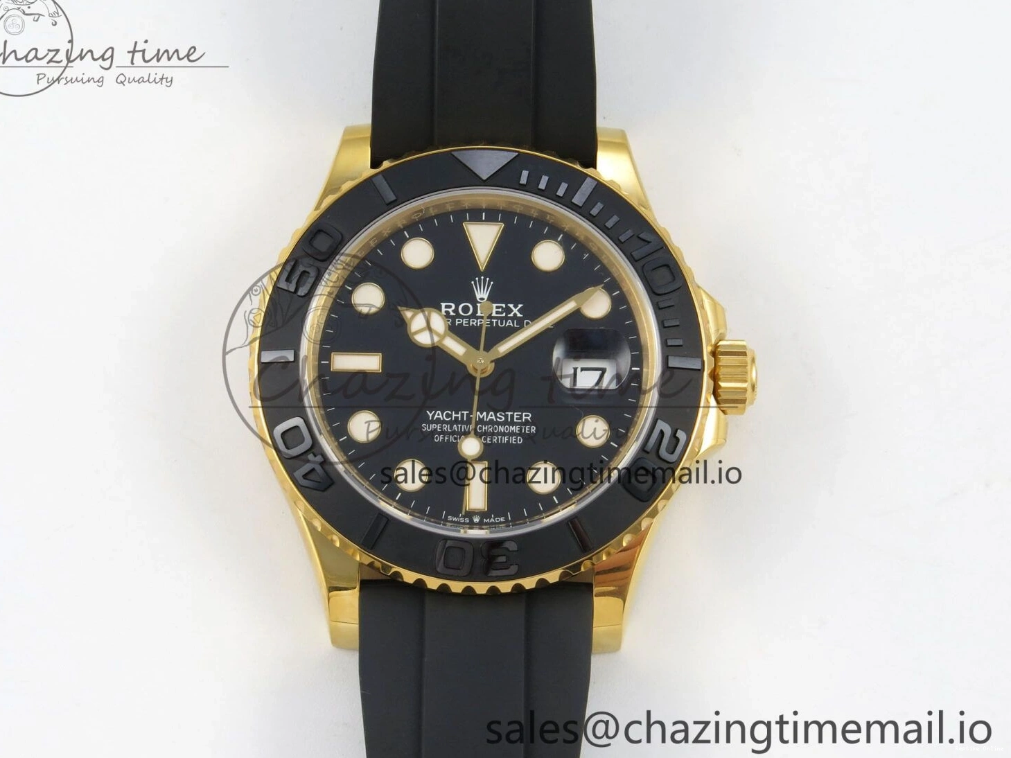 0102 Resilient Yacht-Master 226658 VSF 1:1 Best Edition Black Dial on Oysterflex Strap VS3235 (Gain Weight) V 174